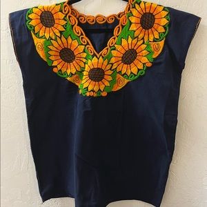 Mexican floral Blouse